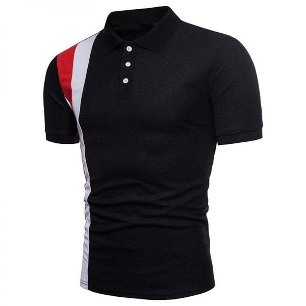 Men's tricolor polo shirt - Topvira