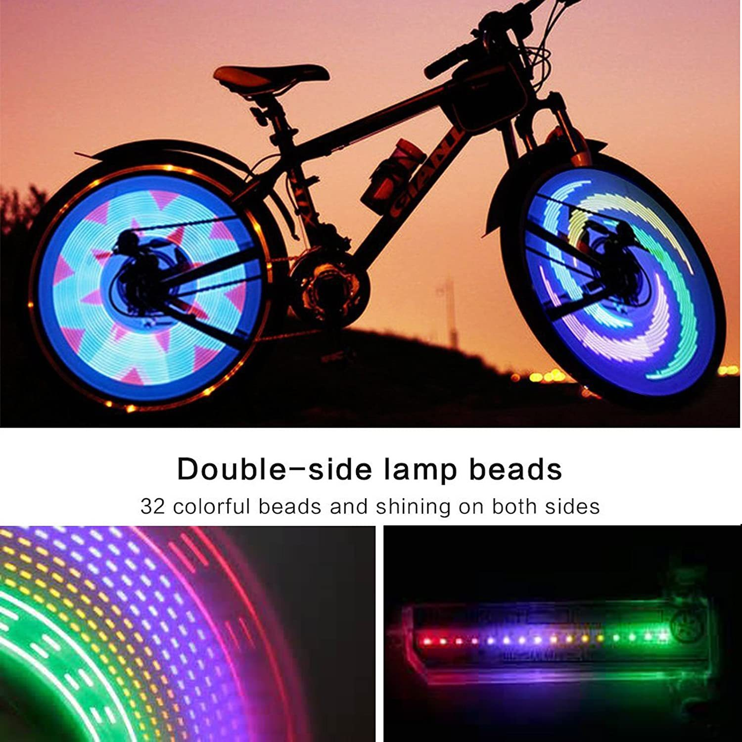 3D Bicycle Spoke LED Lights (BUY MORE SAVE MORE) - firsthopes